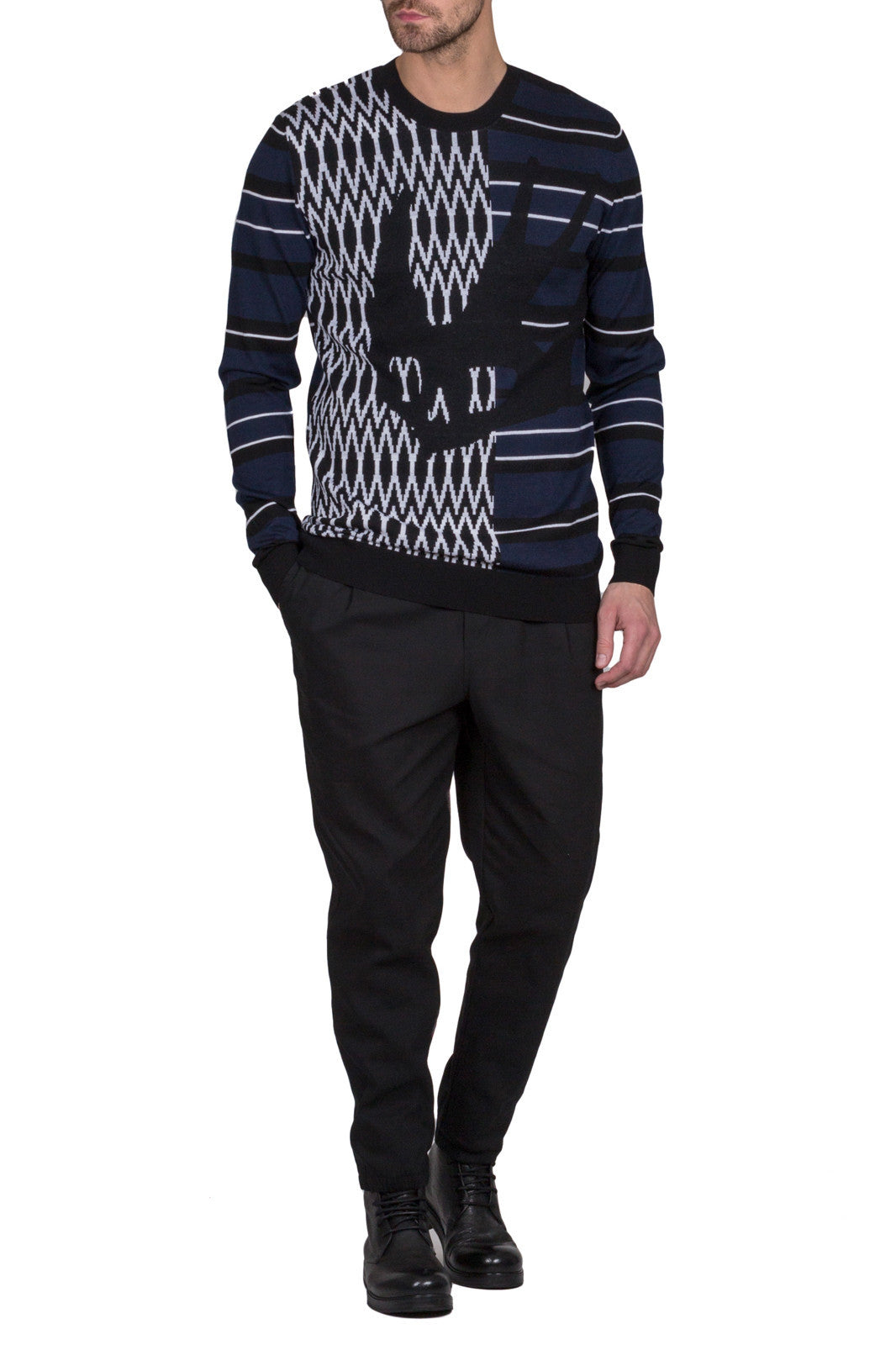 Swallow Intarsia Sweater