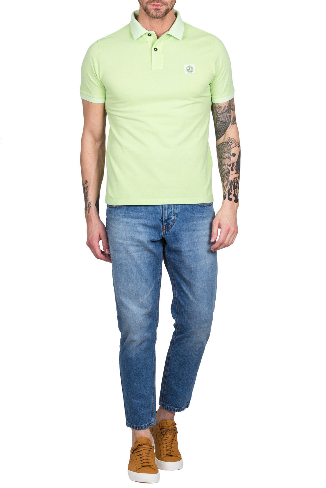 22S67 Pigment Dye Polo Shirt