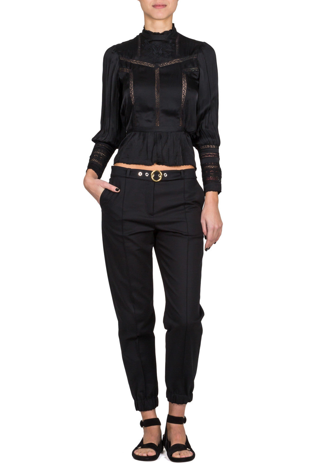 Lace Inset Blouse