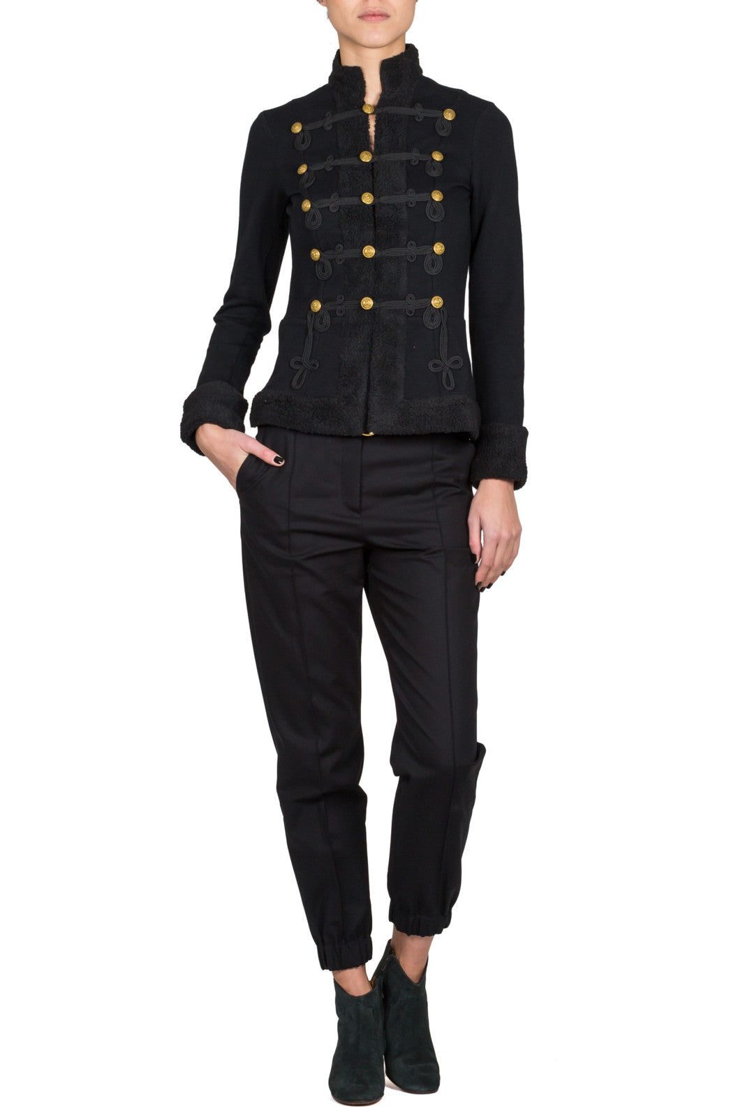 French Terry Military Jacket