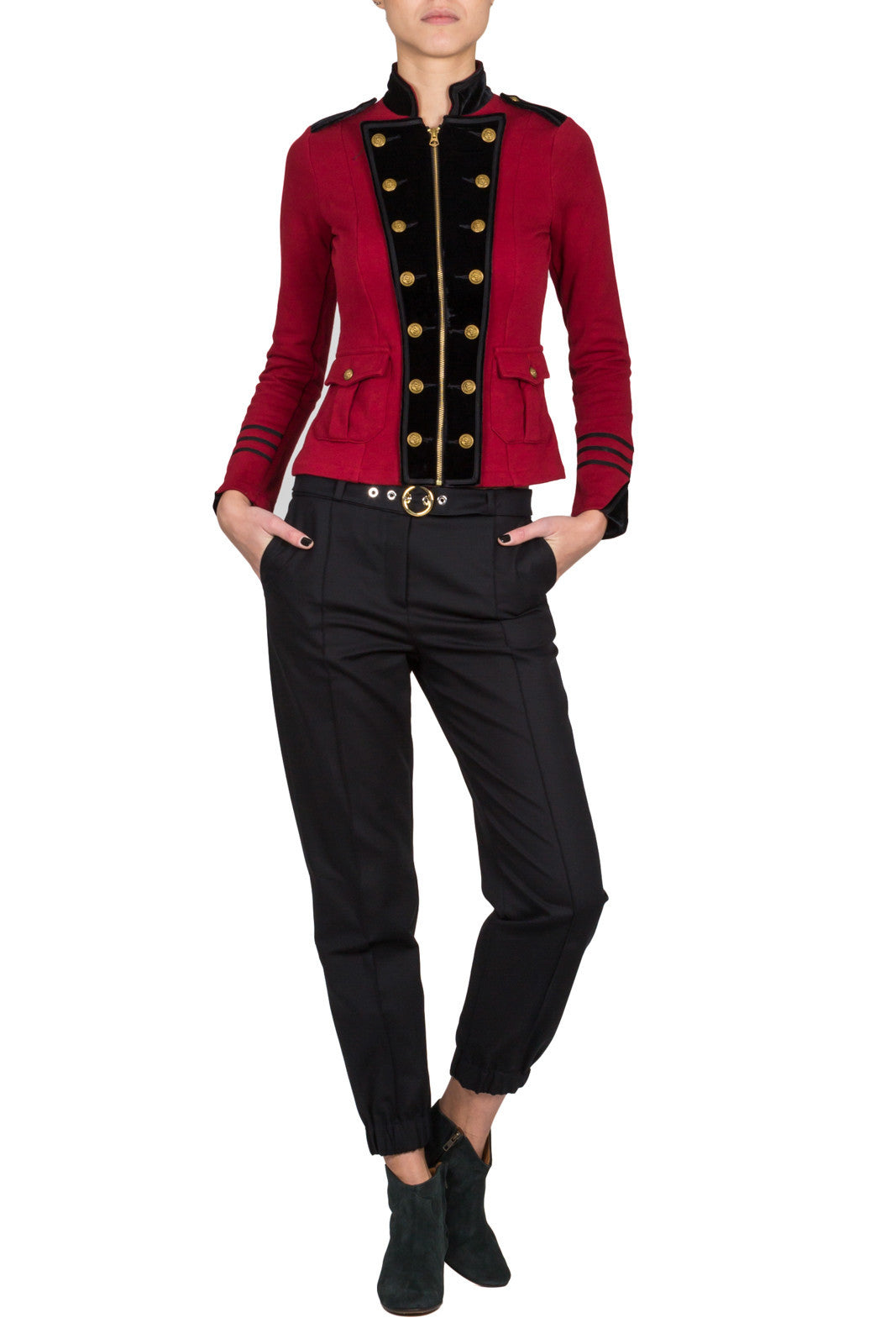 French Terry Military Jacket