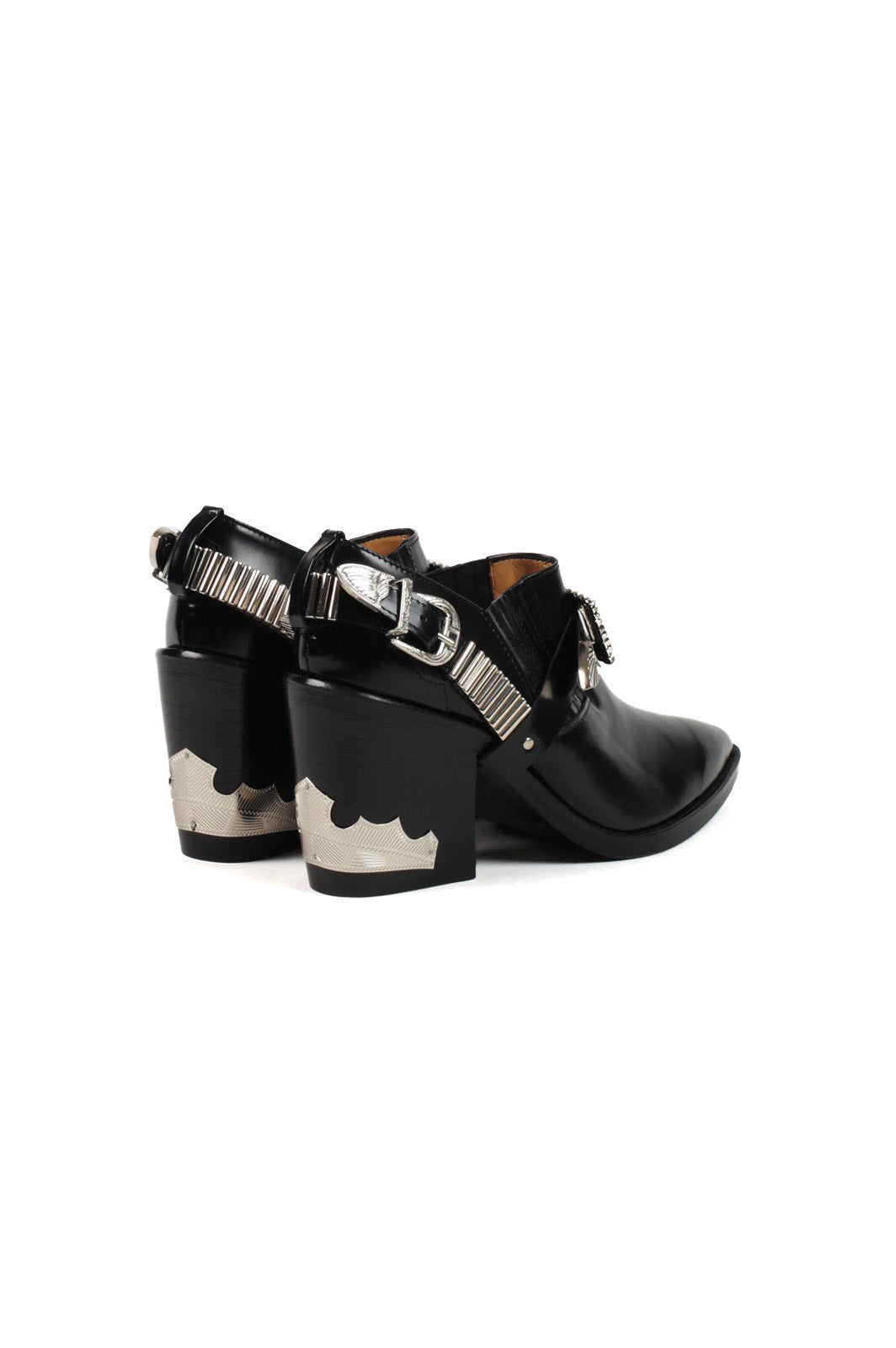 Buckled Chunky Heel Booties