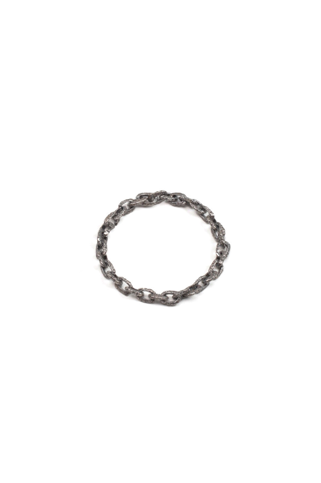 Silver Carved Link Bracelet