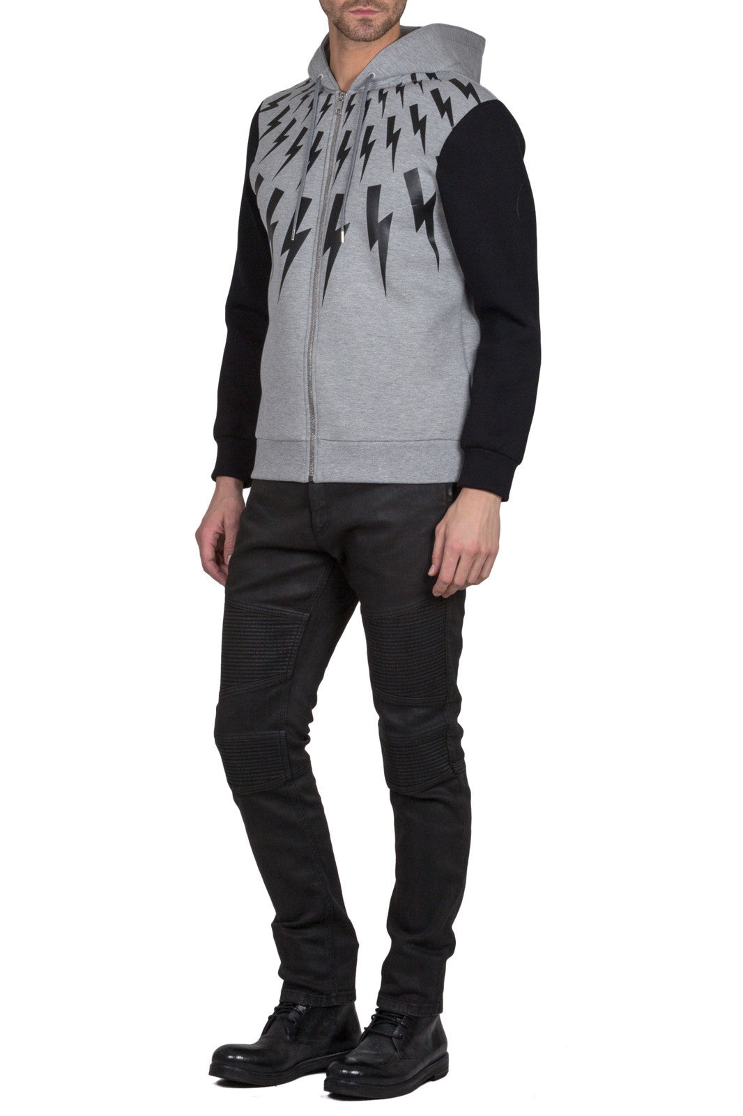 Fairisle Bolt Hoodie
