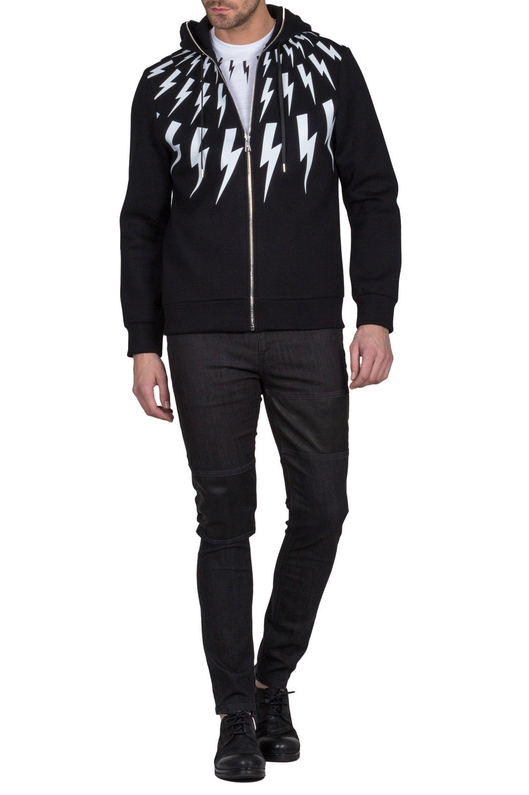 Fairisle Bolt Hoodie