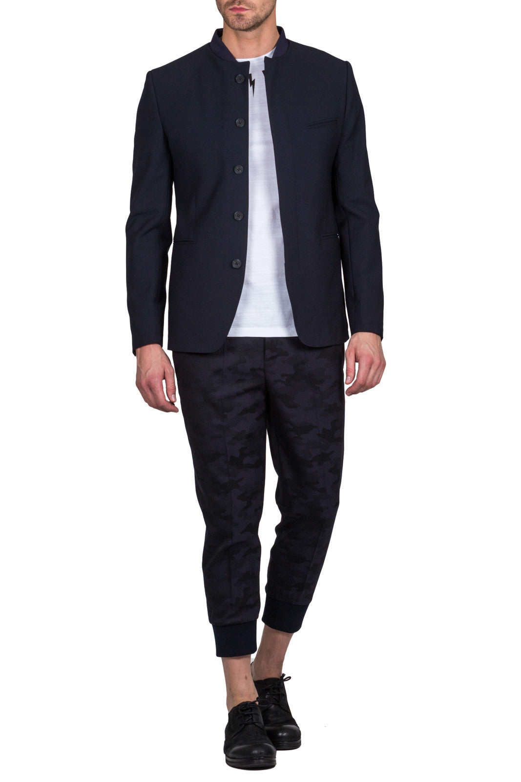 Rib Cuff Tapered Pant